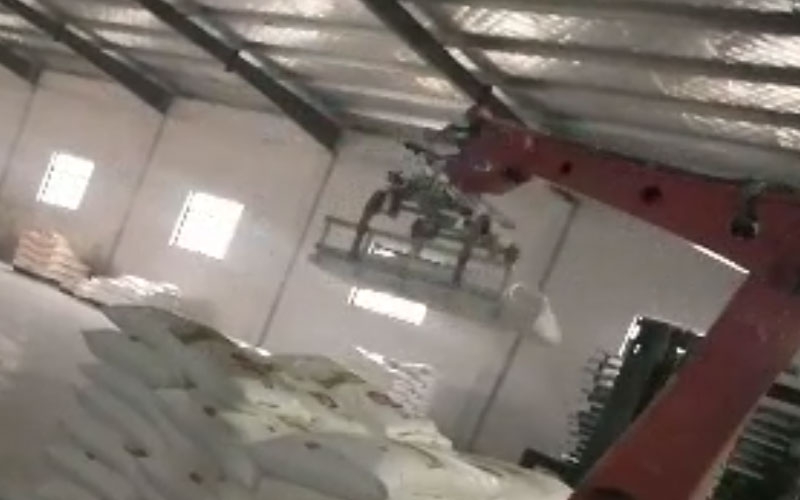 面粉厂自动码垛机器人