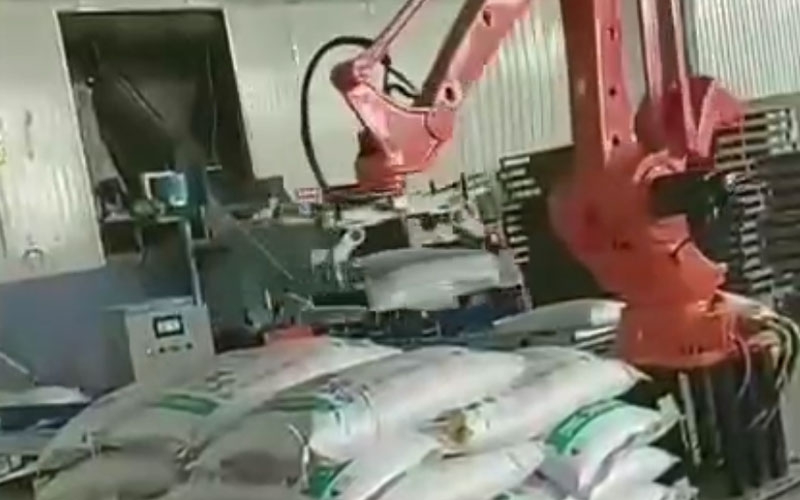 饲料自动码垛机器人