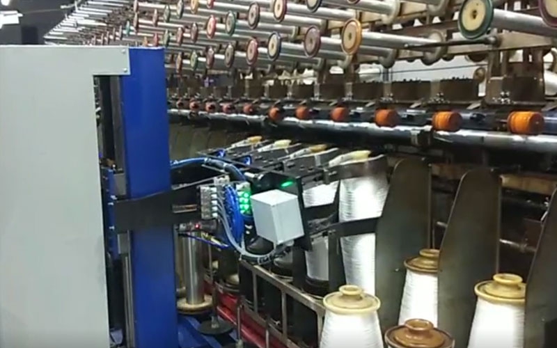 纺织厂落纱上下料